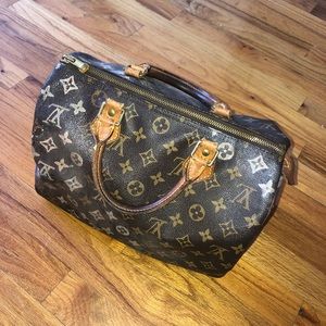 Louis Vuitton speedy bag - damaged